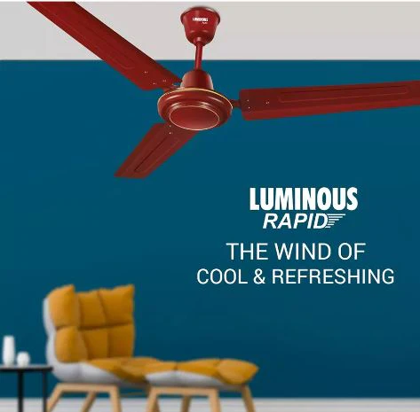 Luminous panka or pankha Rapid Ceiling Fan 1200mm Blade